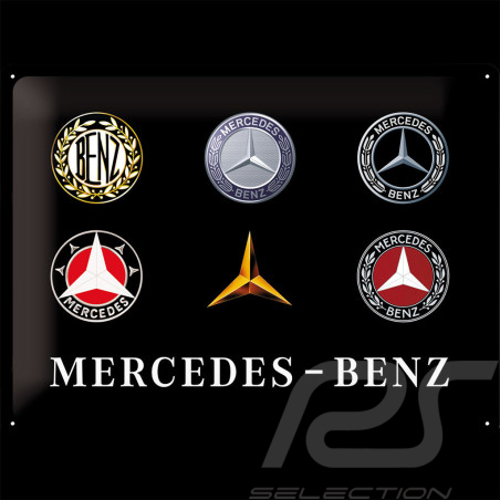 Plaque métal Mercedes-Benz Evolution 30 x 40 B66057490