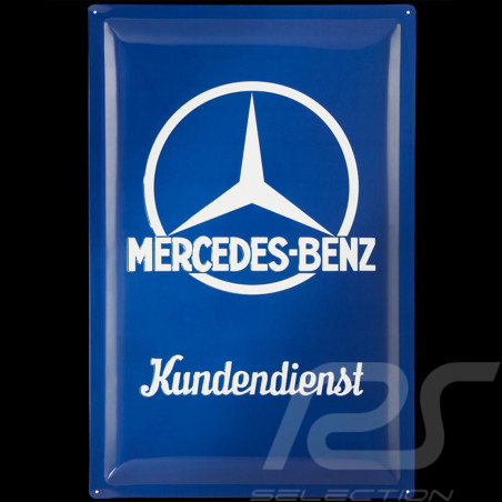 Plaque métal Mercedes-Benz Kundendienst 40 x 60 B66057493