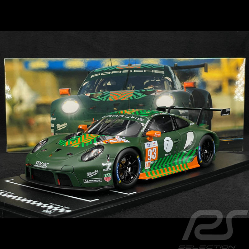Porsche 911 RSR-19 Type 991 n° 93 24h Le Mans 2022 1/18 Ixo Models LEGT18-23031
