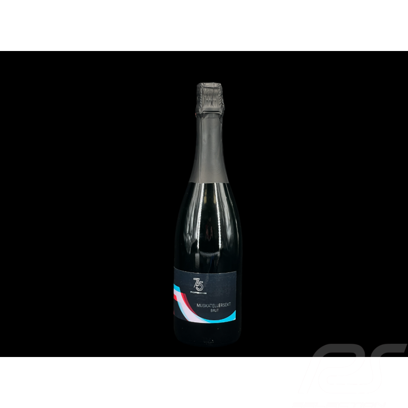 Bouteille de vin Porsche 75 Jahre 2022 Muscat pétillant Blanc Porsche Museum MAP30097523