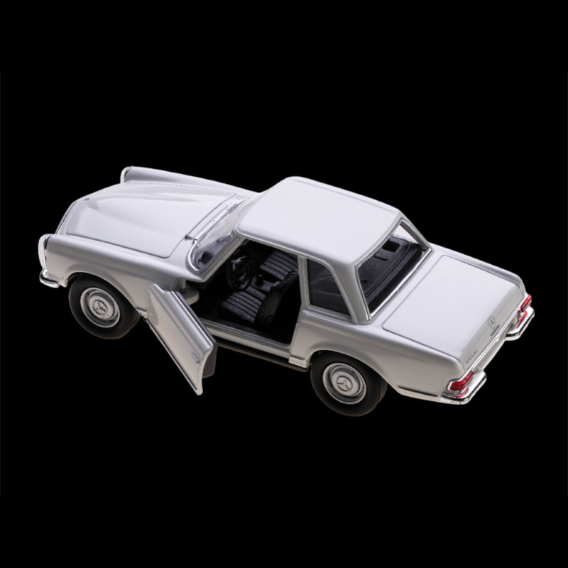 Mercedes-Benz 230 SL 1963 Pagoda White Pullback toy 1/38 Kinsmart B66058016