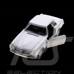 Mercedes-Benz 230 SL 1963 Pagode Blanc Jouet à friction 1/38 Kinsmart B66058016