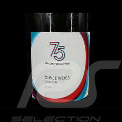 Bottle of wine Porsche 75 Jahre 2022 Cuvée Weiss White Porsche Museum MAP30007523