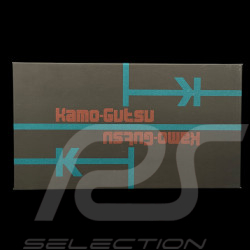 Chaussure Kamo-Gutsu The Original Tifo 105 Cuir Bleu Gulf / Orange - Cielo Arancio - Homme
