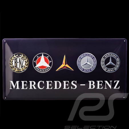 Plaque métal Mercedes-Benz Evolution 25 x 50 B66058068