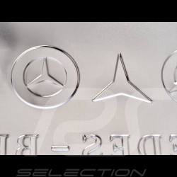 Plaque métal Mercedes-Benz Evolution 25 x 50 B66058068