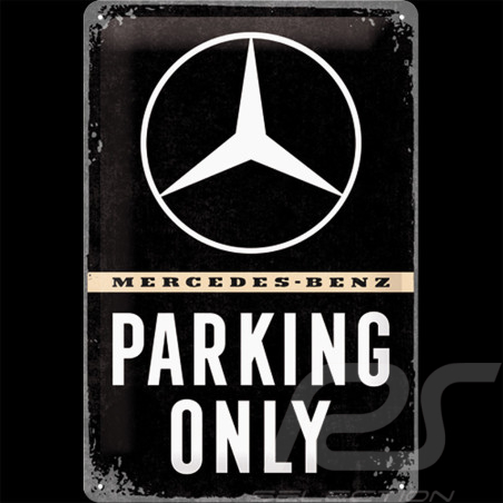 Plaque métal Mercedes-Benz Parking Only 30 x 40 B66058070
