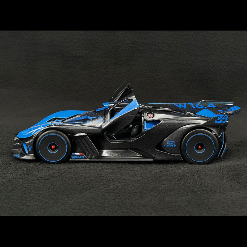 MAISTO Bugatti Bolide W16.4 1:18 – Voiture Miniature Métal Avec Portes Ouvrantes, Dès 14 Ans