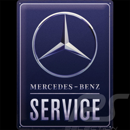 Plaque métal Mercedes-Benz Service 30 x 40 B66058165