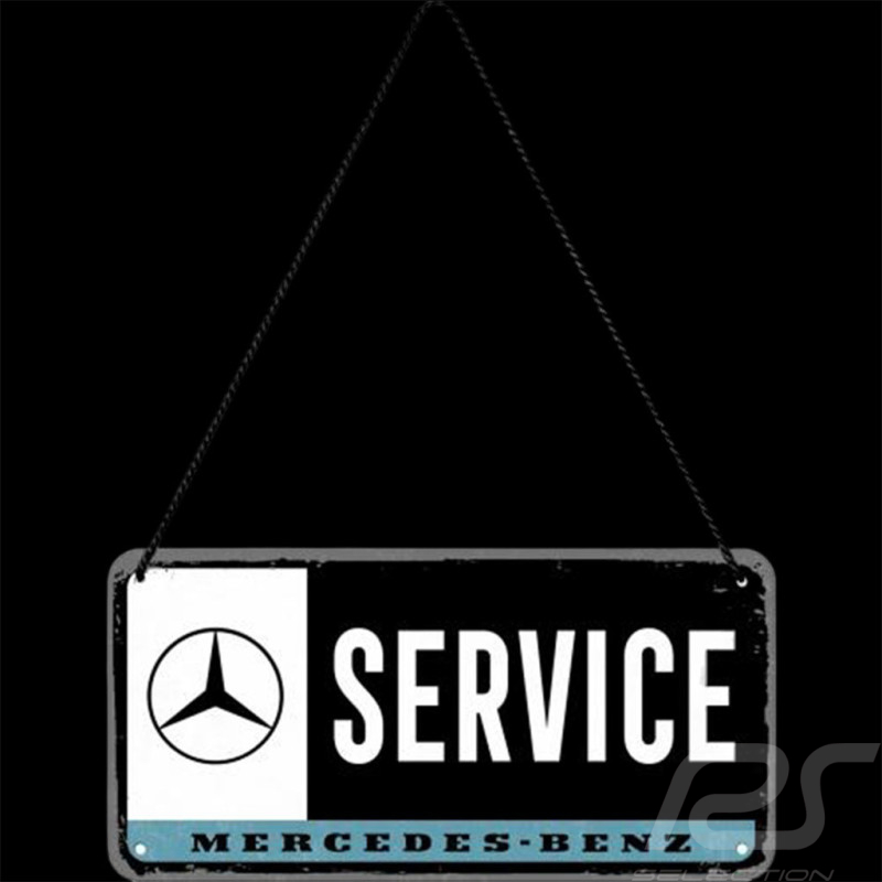 Mercedes-Benz Metal sign Service hanging sign 10 x 20 B66058167