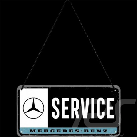 Plaque métal Mercedes-Benz Signe suspendu Service 10 x 20 B66058167