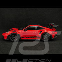 Porsche 911 GT3 RS Weissach Package Type 992 2022 Guards Red 1/18 Norev 187365