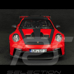 Porsche 911 GT3 RS Weissach Package Type 992 2022 Indischrot 1/18 Norev 187365