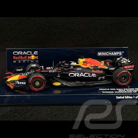 Max Verstappen Red Bull RB18 n° 1 Winner GP Hungary 2022 F1 1/43 Minichamps 417221301