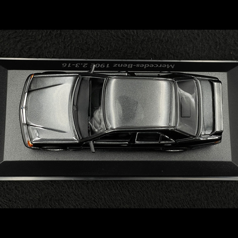 Mercedes-Benz 190 E 2.3-16 1984 Metallic Black 1/43 Minichamps