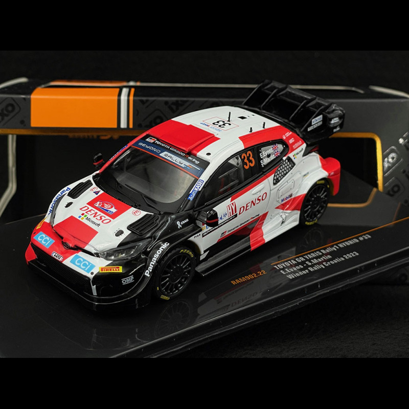 Miniature 1/43 Ixo - Toyota GR Yaris Hybrid #17 - Rallye Monte Carlo 2023 - Ogier
