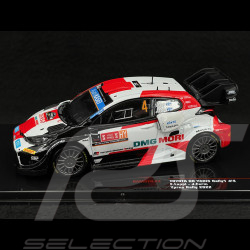 Toyota GR Yaris Rally1 Hybrid n° 4 3ème WRC Rallye d'Ypres 2022 Gazoo Racing 1/43 Ixo RAM874