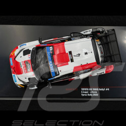 Toyota GR Yaris Rally1 Hybrid n° 4 3ème WRC Rallye d'Ypres 2022 Gazoo Racing 1/43 Ixo RAM874