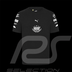 T-shirt Ferrari 95 ans F1 Team Leclerc Sainz Puma Noir 701228027-001