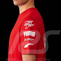 T-shirt Ferrari 95 ans F1 Team Leclerc Sainz Puma Rouge 701228027-002