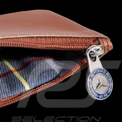 Mercedes-Benz Keyring Pouch Classic Leather Brown B66058308
