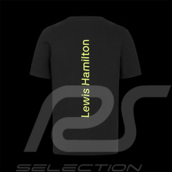 T-shirt Mercedes AMG F1 n° 44 Lewis Hamilton Noir / Jaune 701227121-001
