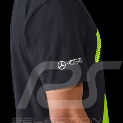 Mercedes T-shirt F1 n° 44 Lewis Hamilton Schwarz / Gelb 701227121-001