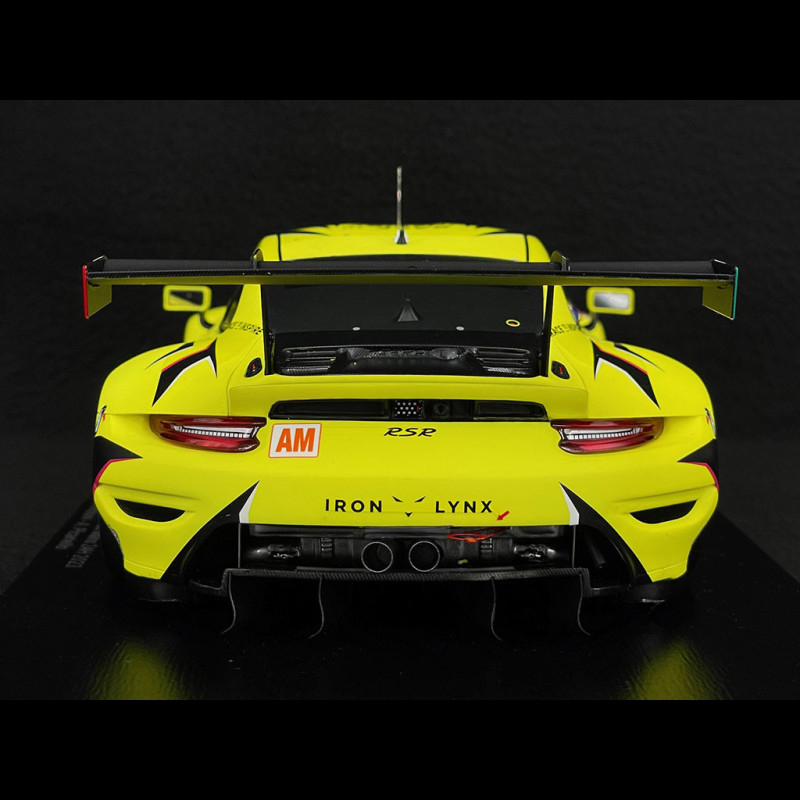 Porsche 911 RSR-19 Type 991 n° 60 Iron Lynx 24h Le Mans 2023 1/18