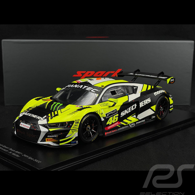 Audi R8 LMS GT3 n° 46 24h Spa 2022 1/18 Spark 18SB054