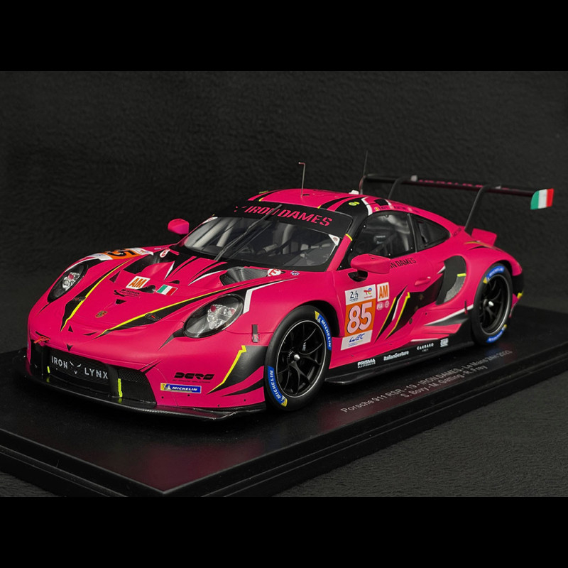 Porsche 911 RSR-19 Type 991 n° 85 Iron Dames 4th 24h Le Mans 2023