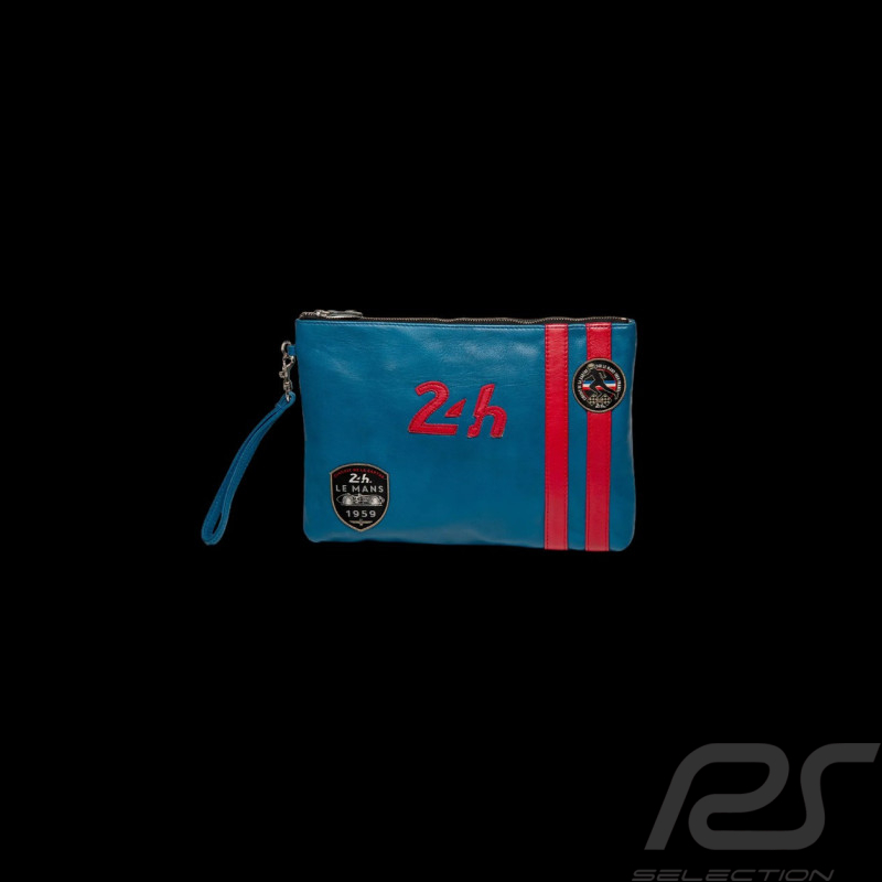 24h Le Mans Bag Ocean Blue Leather - Paul 27268-2773
