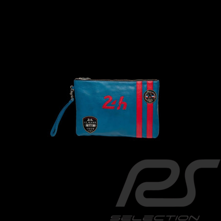 24h Le Mans Umhängetasche Oceanblau Leder - Paul 27268-2773