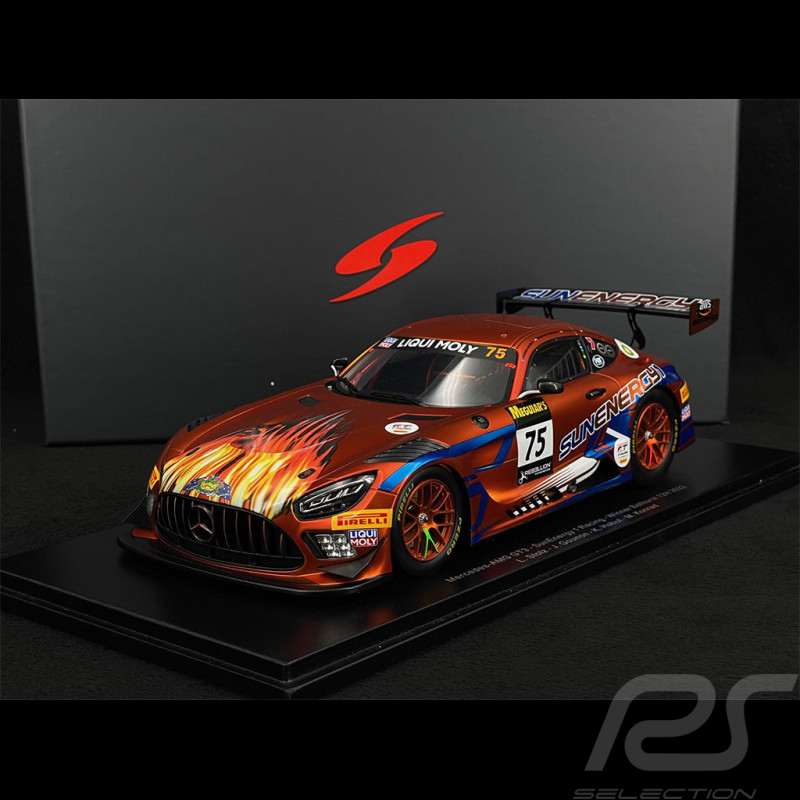 Mercedes-AMG GT3 n° 75 Vainqueur 12h Bathurst 2022 1/18 Spark 18AS011