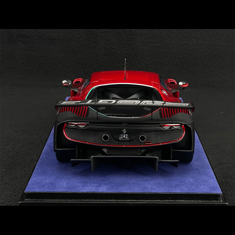 1:18 BBR Ferrari 296 GTS Blu Corsa Bleu Métallisé - Limitée 296 Pièces