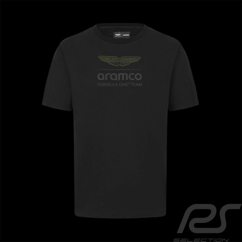 Aston Martin T-shirt F1 Team Alonso Stroll Schwarz 701228841-001