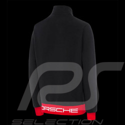 Pull Porsche Motorsport 5 Demi-zip Noir / Rouge WAP169RMSF - mixte