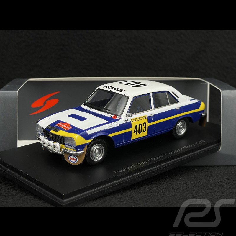 Peugeot 504 n° 403 Sieger Rallye Codasur 1979 1/43 Spark S5632