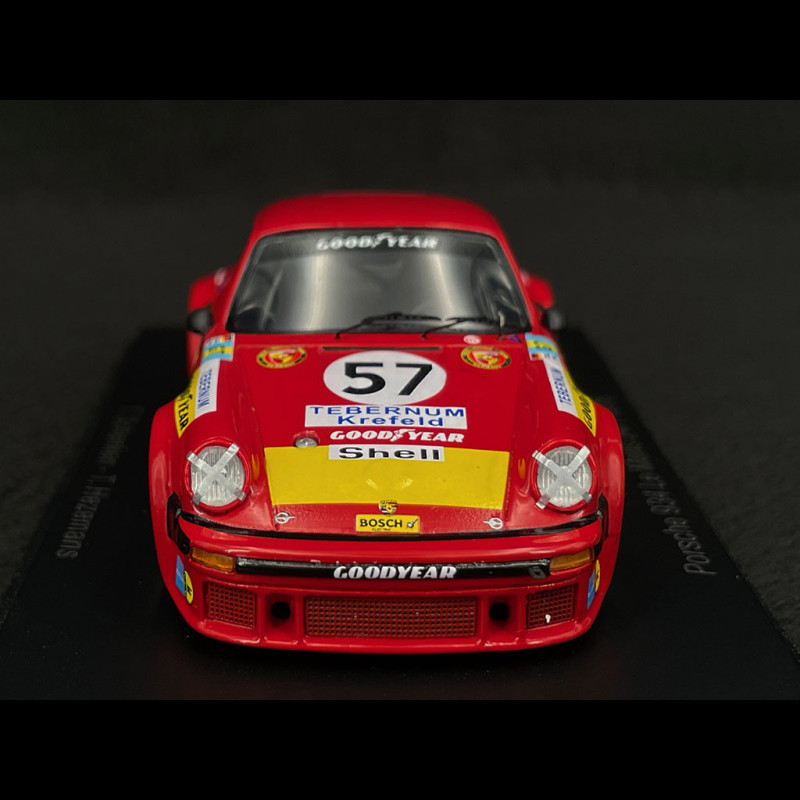 Porsche 934 Turbo Mans 1977 Miniature 1/43 Universal Hobby – Rose, Très Bon état Boîtée