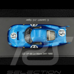 CD SP66 n° 51 24h Le Mans 1966 1/43 Spark S4595