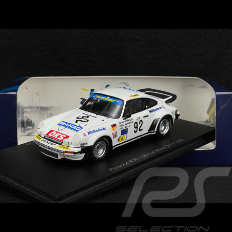 Porsche 911 Turbo Type 930 n° 92 24h Le Mans 1983 1/43 Spark S9853