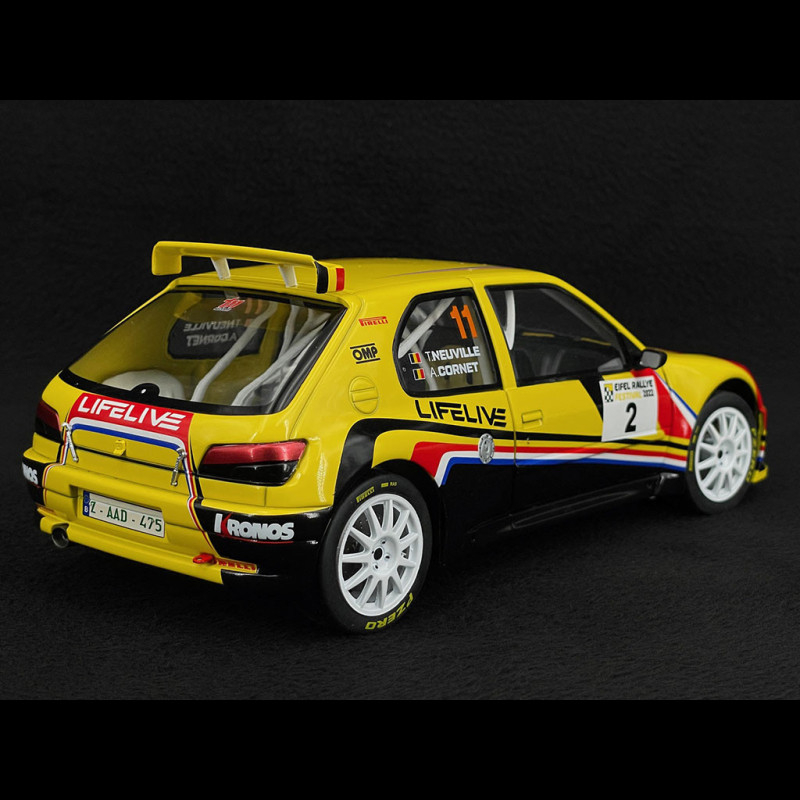 PEUGEOT 306 MAXI #2 EIFEL RALLY 2022 NEUVILLE CORNET SOLIDO S1808304 1:18 RALLYE