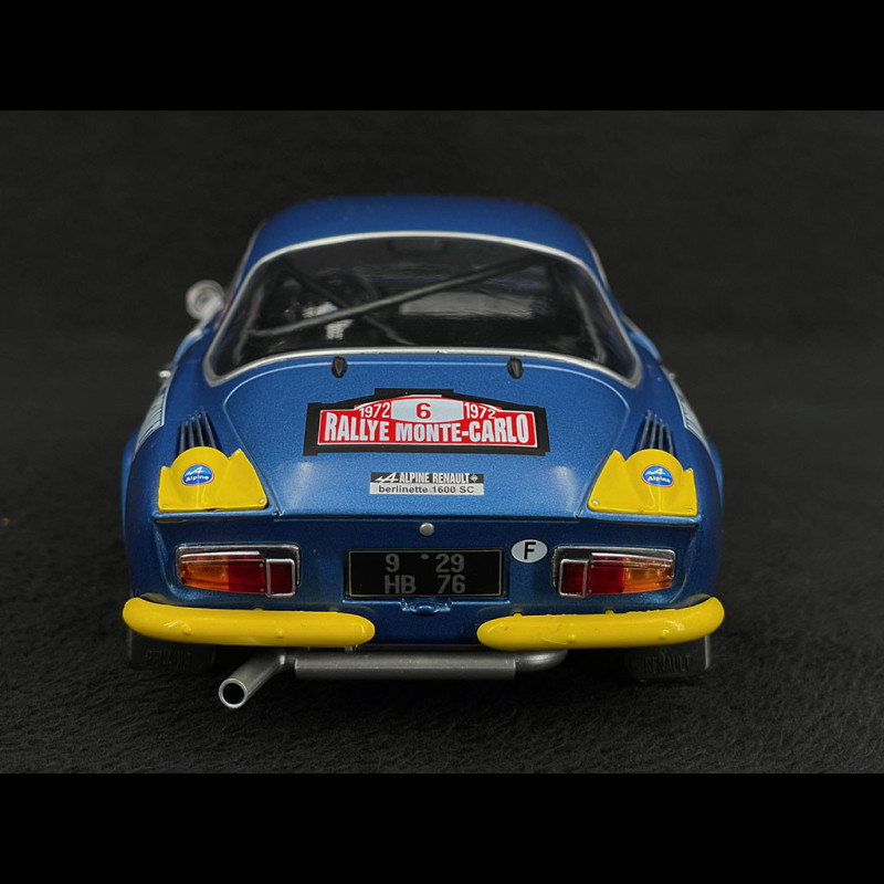 Voiture de collection Alpine A110 1600S Blue Rallye Monte Carlo 1972 | Idées Homme