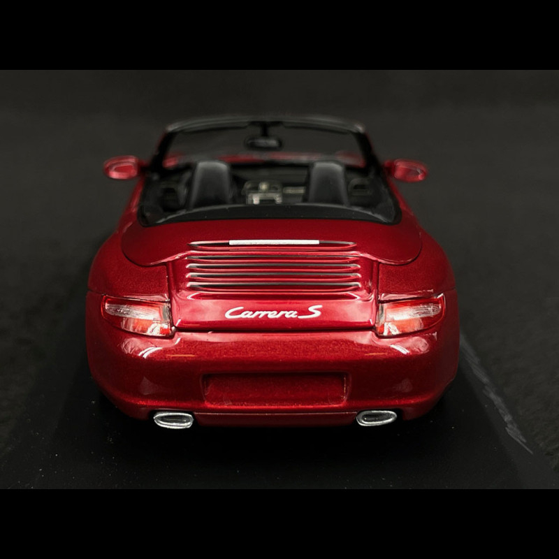 Porsche 911 Carrera S Cabriolet Type 997 2005 Carmona Rot 1/43 