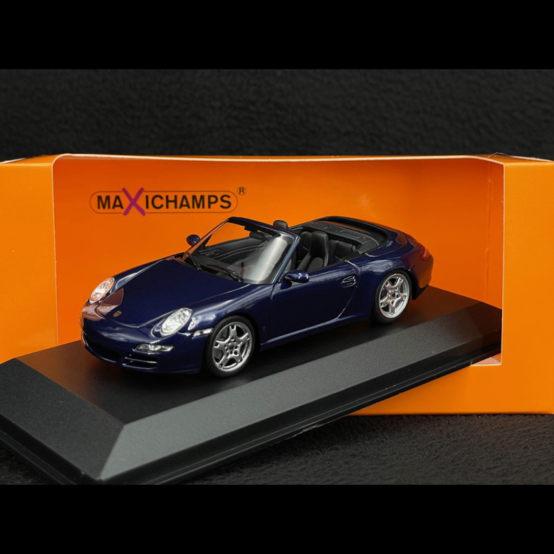 Porsche 911 Carrera S Cabriolet Type 997 2005 Cobalt Blue 1/43