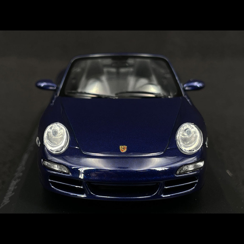 Minichamps 1/43 Porsche 911 Carrera S Cabriolet 2005 Bleu - Neuf