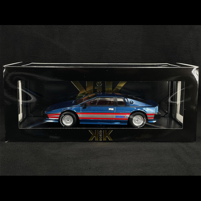 Lotus Esprit Turbo Essex 1981 Bleue - Miniature KK-Scale 1/18 - Neuve