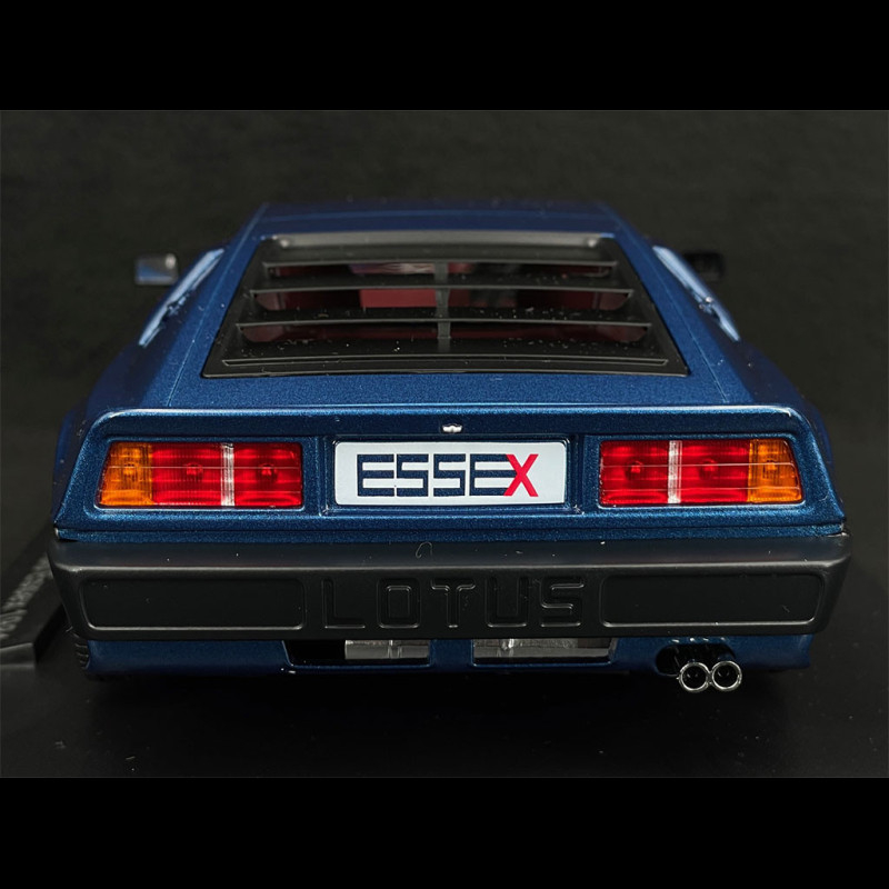 Lotus Esprit Turbo Essex 1981 Bleue – Miniature KK-Scale 1/18, Métal, Neuve