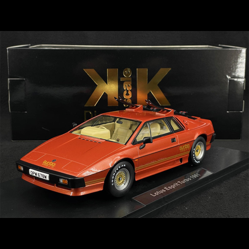 KK Scale KKDC181192 - Lotus Esprit Turbo Movie Version With Sky Copper & Gold 1981 - scale 1/18 - model car