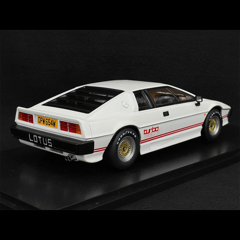 Modèle Réduit KK Scale 1981 Modèle Réduit 1:18 LOTUS ESPRIT TURBO - Édition James Bond 007 1981 - Blanc Et Rouge - KK-Scale F1 1/18
