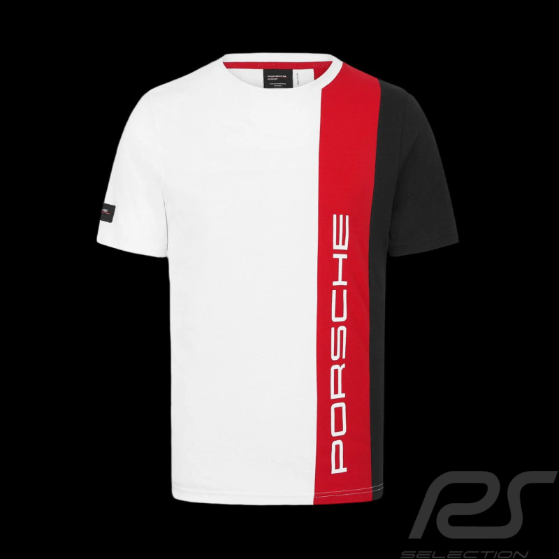 Porsche T-Shirt Motorsport 5 Weiß / Rot / Schwarz 701228632-001 - Herren